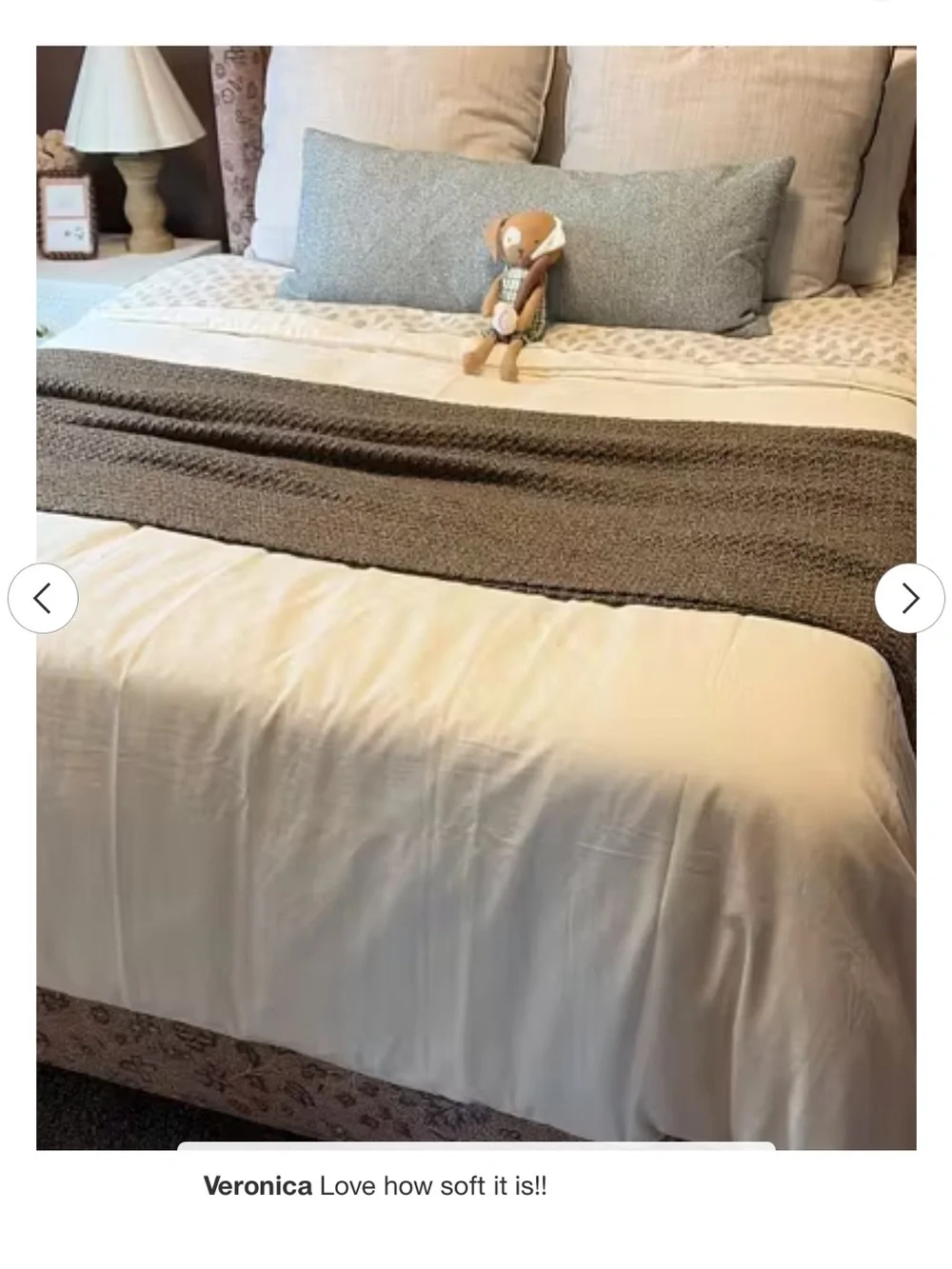 NEW lyocell, cotton, & linen 3-Piece Duvet Cover Set from Hearth & Hand w/Magnol